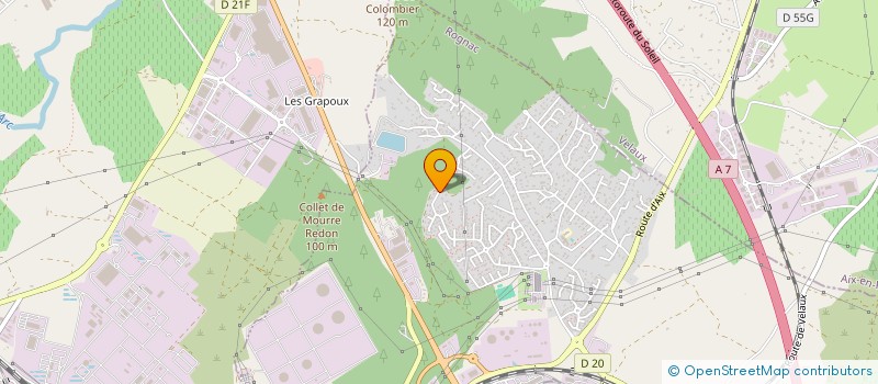 localisation de l'entreprise MADAME AURELIE AMADIO  ROGNAC