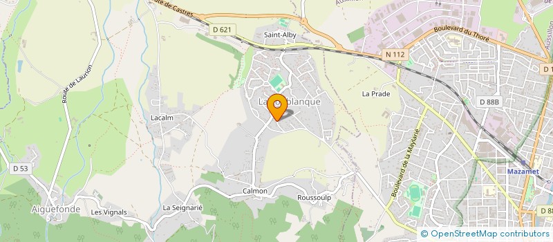 localisation de l'entreprise MADAME AURELIE AMAND  AIGUEFONDE