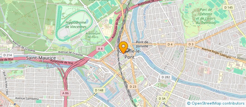 localisation de l'entreprise MADAME AURELIE AMAR  JOINVILLE-LE-PONT