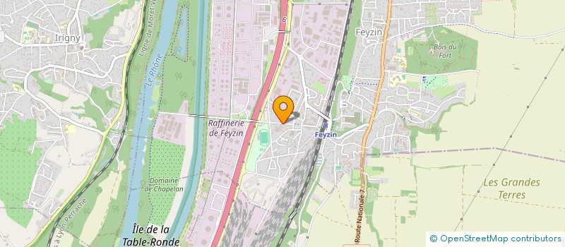 localisation de l'entreprise MADAME AURELIE AMROUNI  FEYZIN