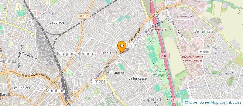 localisation de l'entreprise MADAME AURELIE ANDREU-BOUSSUT à TOULOUSE