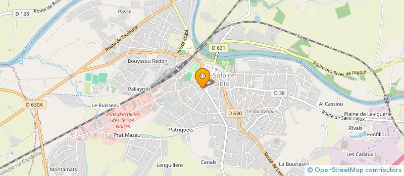 localisation de l'entreprise MADAME AURELIE ANDREU--TAILLANDIER  SAINT-SULPICE-LA-POINTE