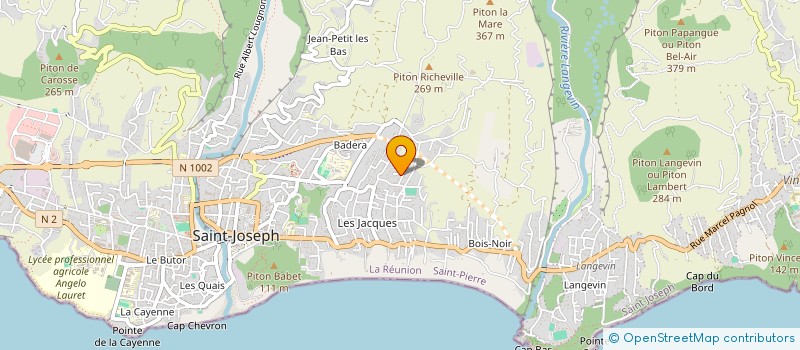 localisation de l'entreprise MADAME AURELIE ANGO à SAINT-JOSEPH