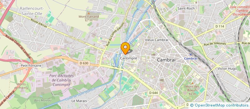 localisation de l'entreprise MADAME AURELIE ANTUNES  CAMBRAI