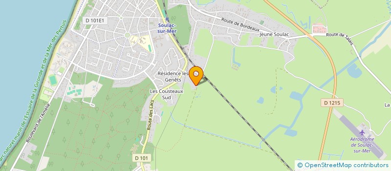 localisation de l'entreprise MADAME AURELIE ARBONA-JOY  SOULAC-SUR-MER