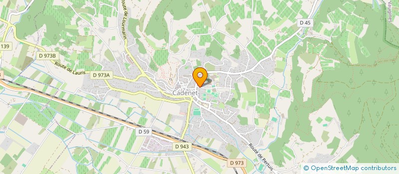 localisation de l'entreprise MADAME AURELIE ARDOUIN  CADENET