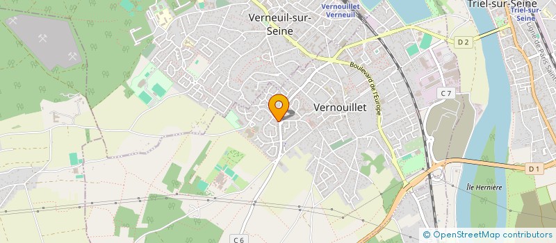 localisation de l'entreprise MADAME AURELIE ARMAND à VERNOUILLET