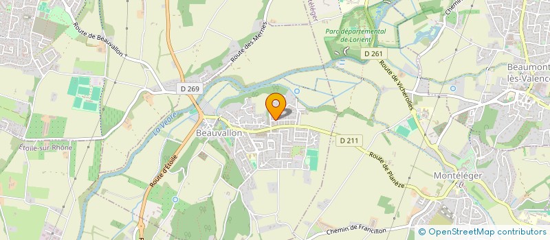 localisation de l'entreprise MADAME AURELIE ARMAND  BEAUVALLON