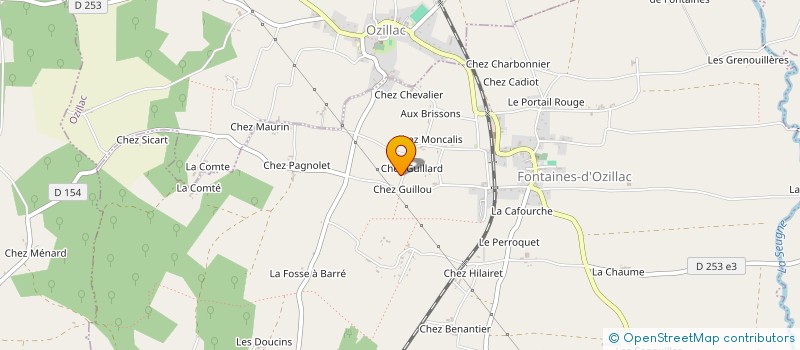 localisation de l'entreprise MADAME AURELIE ARNAUD  FONTAINES-D'OZILLAC