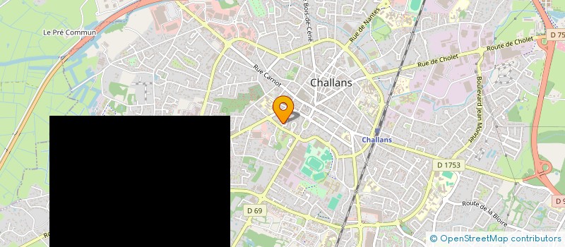 localisation de l'entreprise MADAME AURELIE ARNAUD à CHALLANS