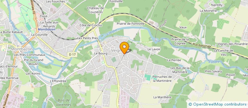 localisation de l'entreprise MADAME AURELIE ARNAULT  VEIGNE