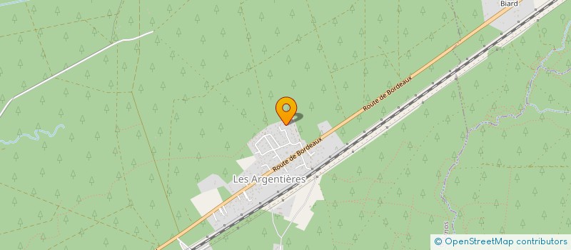 localisation de l'entreprise MADAME AURELIE ARNE  BIGANOS