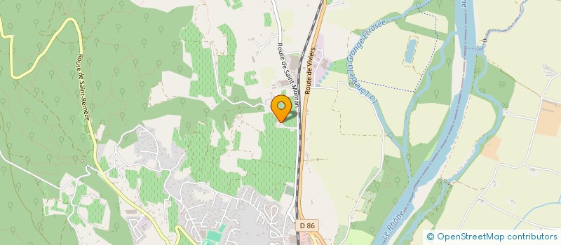 localisation de l'entreprise MADAME AURELIE ARNOUX  BOURG-SAINT-ANDEOL