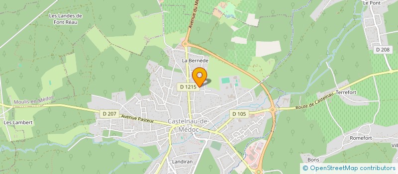 localisation de l'entreprise MADAME AURELIE ARRUTI  CASTELNAU-DE-MEDOC