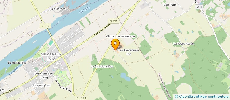 localisation de l'entreprise MADAME AURELIE ARZUR  MUIDES-SUR-LOIRE