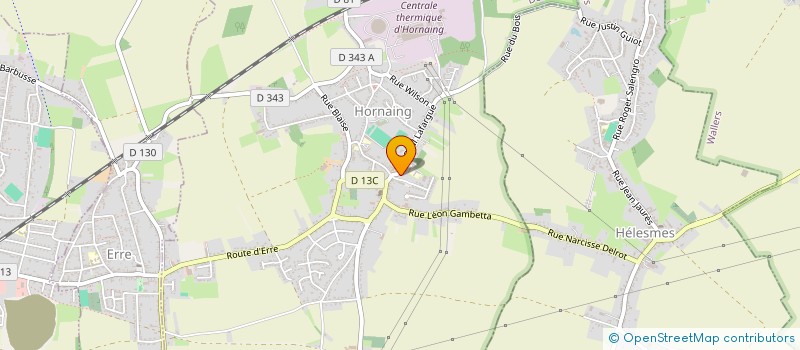 localisation de l'entreprise MADAME AURELIE ASSELIN  HORNAING