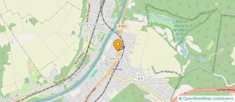 localisation de l'entreprise MADAME AURELIE ASSOUS  MERIEL