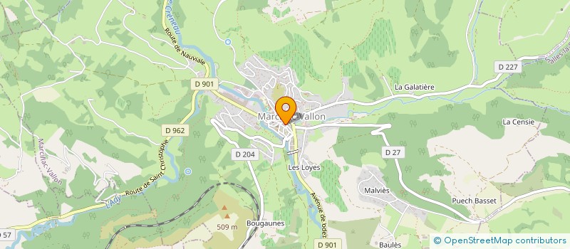 localisation de l'entreprise MADAME AURELIE ATAMNA à MARCILLAC-VALLON