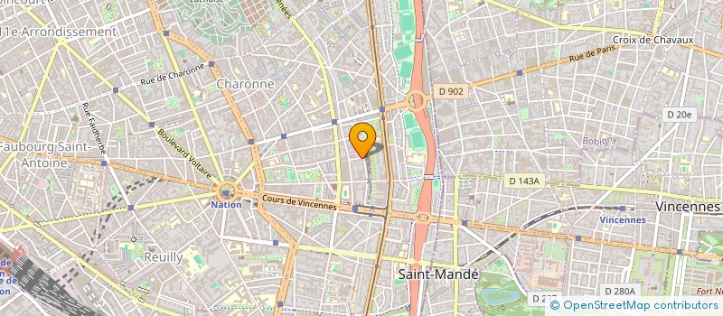 localisation de l'entreprise MADAME AURELIE AUBRY  PARIS