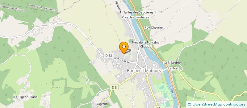 localisation de l'entreprise MADAME AURELIE AUBUGEAU  BONNEUIL-MATOURS