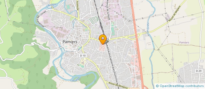 localisation de l'entreprise MADAME AURELIE AUGUEUX  LAMARQUE-PONTACQ