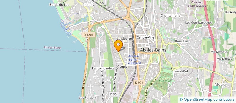 localisation de l'entreprise MADAME AURELIE AURELIE BENATTAR à AIX-LES-BAINS