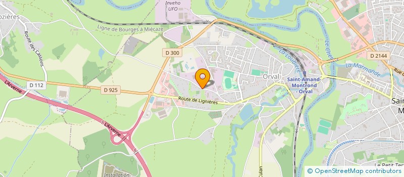 localisation de l'entreprise MADAME AURELIE AUTON  ORVAL