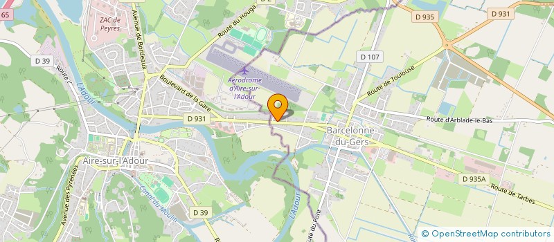 localisation de l'entreprise MADAME AURELIE AUTROT  BARCELONNE-DU-GERS