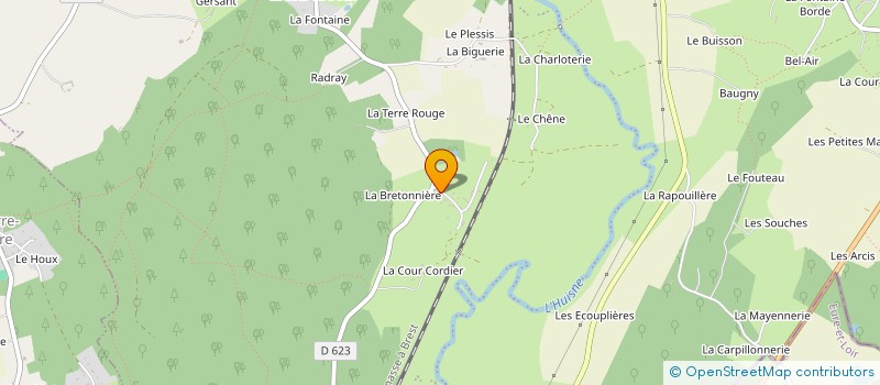 localisation de l'entreprise MADAME AURELIE AVELINE à SABLONS-SUR-HUISNE