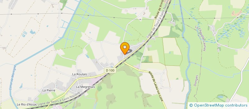 localisation de l'entreprise MADAME AURELIE AVENARD  DONGES