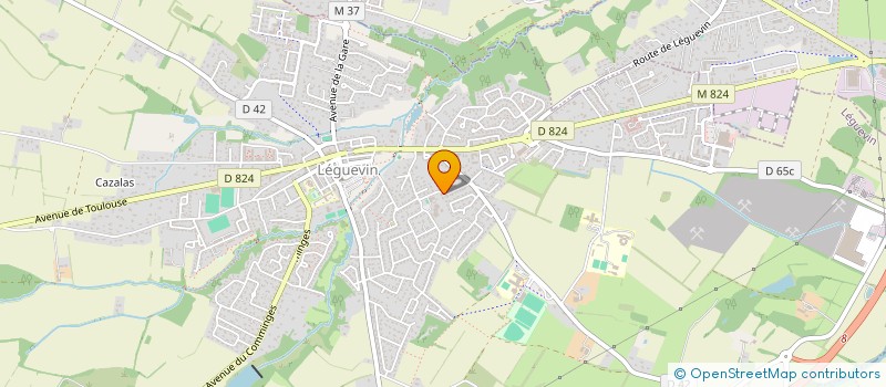 localisation de l'entreprise MADAME AURELIE AZEMA  LEGUEVIN