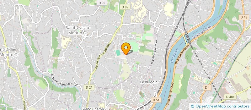 localisation de l'entreprise MADAME AURELIE BABEY à SAINT-CYR-AU-MONT-D'OR