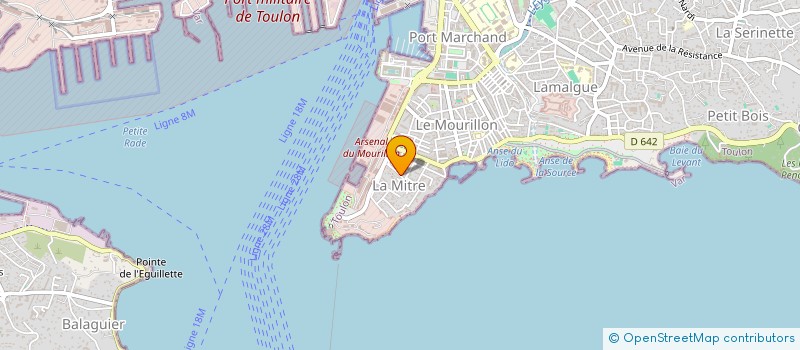 localisation de l'entreprise MADAME AURELIE BADEY  TOULON