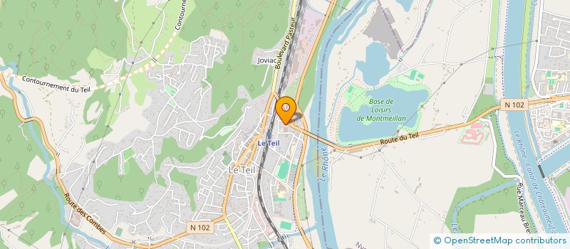 localisation de l'entreprise MADAME AURELIE BAILLARD  LE TEIL