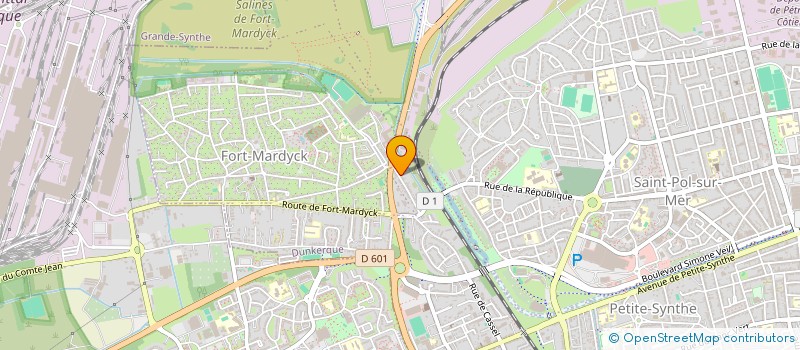 localisation de l'entreprise MADAME AURELIE BAILLIE à DUNKERQUE