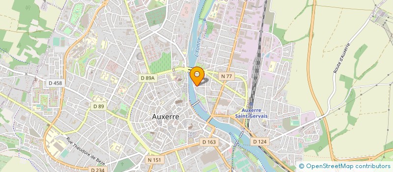 localisation de l'entreprise MADAME AURELIE BALACEY à AUXERRE