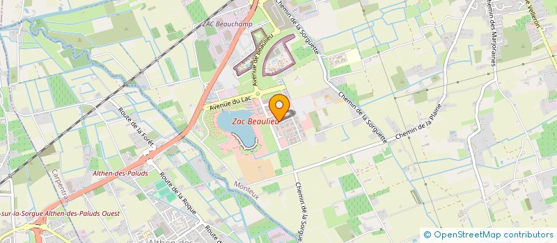 localisation de l'entreprise MADAME AURELIE BALAVOINE  MONTEUX