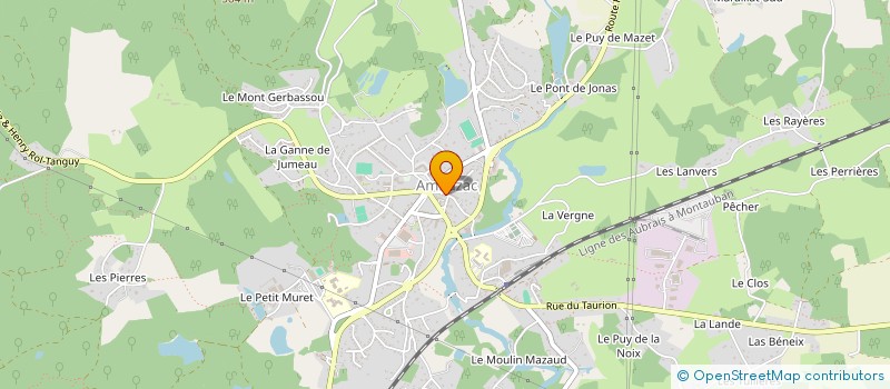 localisation de l'entreprise MADAME AURELIE BALDUYCK  AMBAZAC