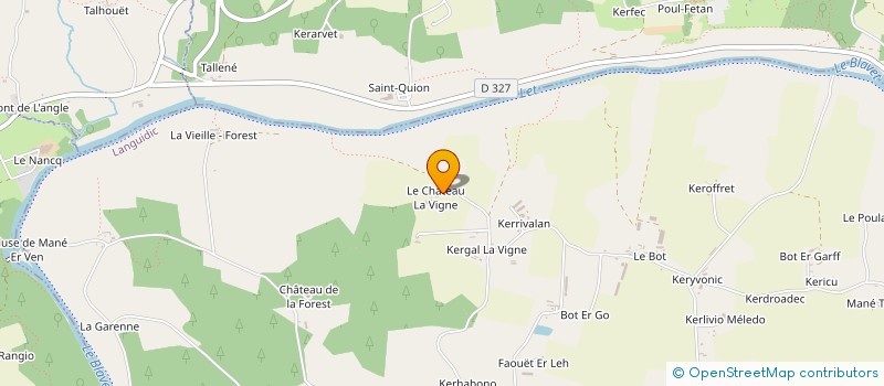 localisation de l'entreprise MADAME AURELIE BALLAND  LANGUIDIC