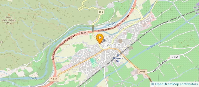 localisation de l'entreprise MADAME AURELIE BANQUET  ILLE-SUR-TET