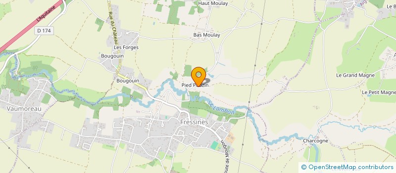 localisation de l'entreprise MADAME AURELIE BARATON  FRESSINES