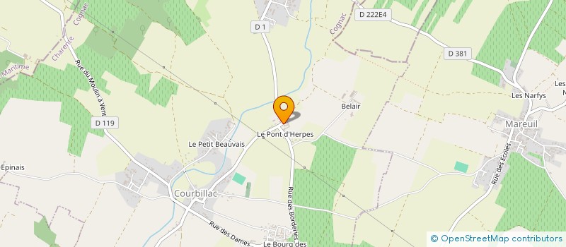 localisation de l'entreprise MADAME AURELIE BARBEREAU à JARNAC