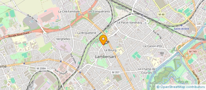localisation de l'entreprise MADAME AURELIE BARBRY à LAMBERSART