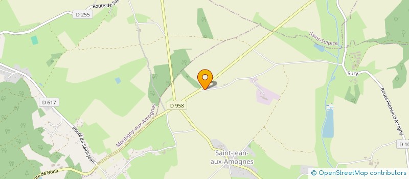 localisation de l'entreprise MADAME AURELIE BARCHON  SAINT-JEAN-AUX-AMOGNES