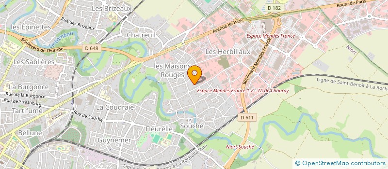 localisation de l'entreprise MADAME AURELIE BARDET-VICTOR AURELIE à NIORT