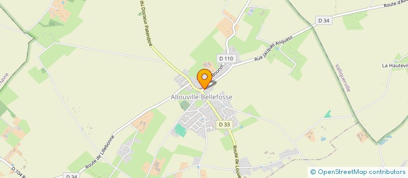 localisation de l'entreprise MADAME AURELIE BARRE  ALLOUVILLE-BELLEFOSSE