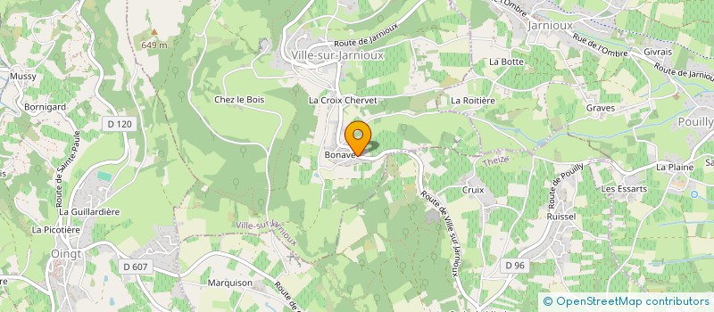 localisation de l'entreprise MADAME AURELIE BARRUEL  VILLE-SUR-JARNIOUX