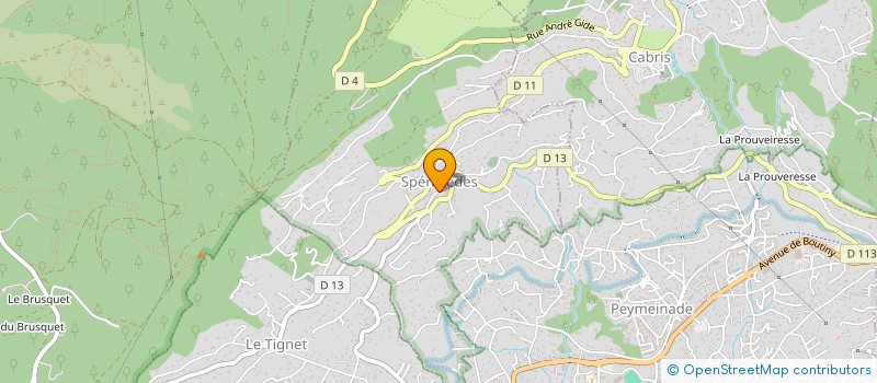 localisation de l'entreprise MADAME AURELIE BARTOLOMUCCI à GRASSE