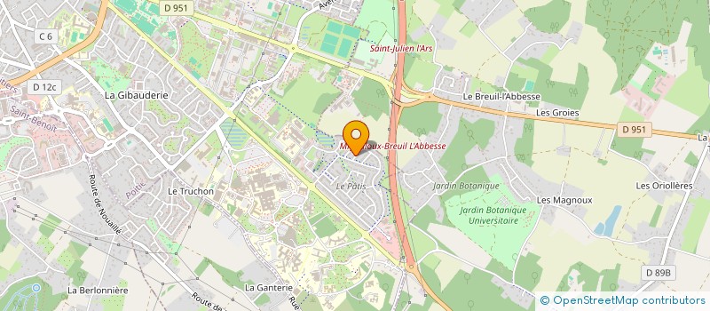 localisation de l'entreprise MADAME AURELIE BASILE  VOUNEUIL-SOUS-BIARD