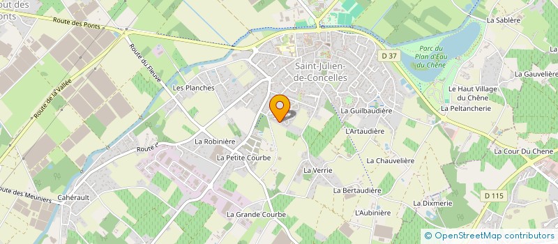 localisation de l'entreprise MADAME AURELIE BATIME  SAINT-JULIEN-DE-CONCELLES